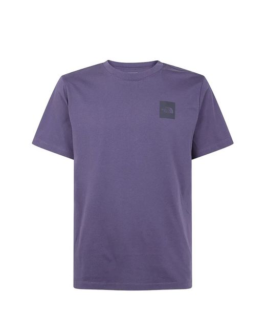 The North Face Purple Evolution Box Half Dome" Regular Short