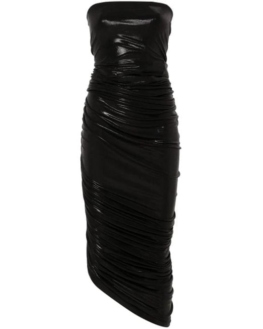 Norma Kamali Black Diana Midi Dress