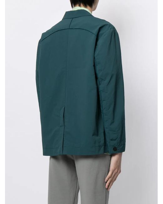 A_COLD_WALL* Green Rhombus Single-Breasted Badge Blazer for men