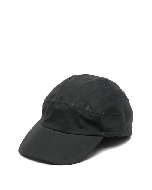 GR10K Black Drawstring-Detail Baseball Cap for men