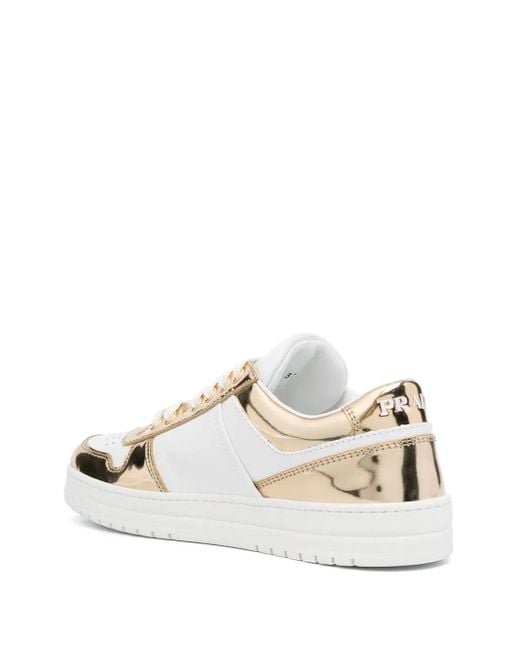 Prada White Downtown Sneakers