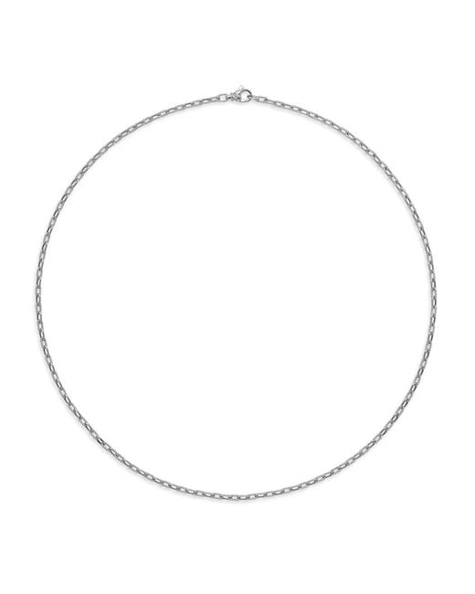 David Yurman White Sterling Dy Madison Chain Necklace (3Mm) for men