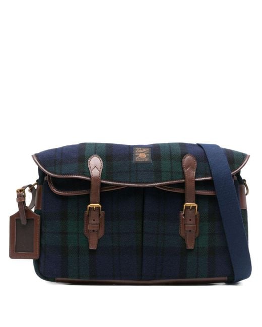 Polo Ralph Lauren Heritage Messenger Bag in Blue for Men