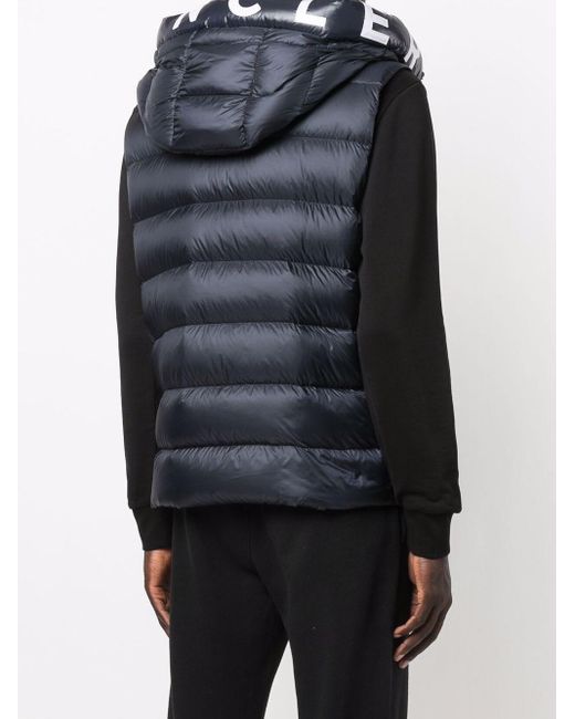 Moncler Synthetic Montreuil Gilet In Longue Saison Nylon in Blue for Men |  Lyst