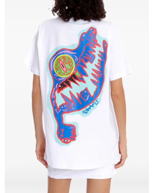 Amir Slama White Cotton T-Shirt
