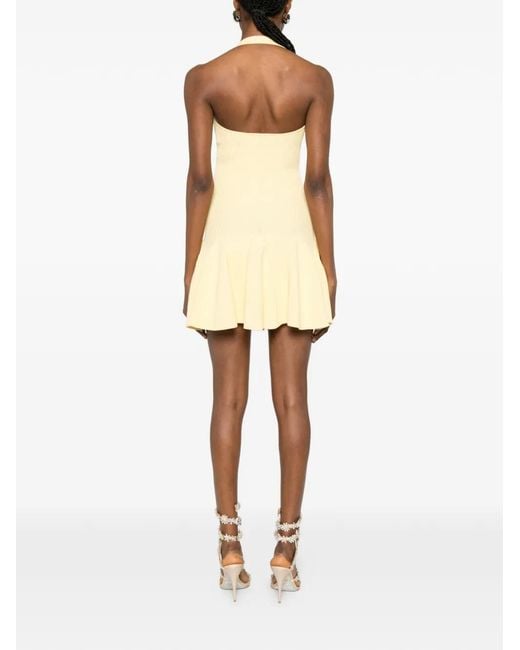 retroféte Natural Robe Courte Laurenza À Dos Nu