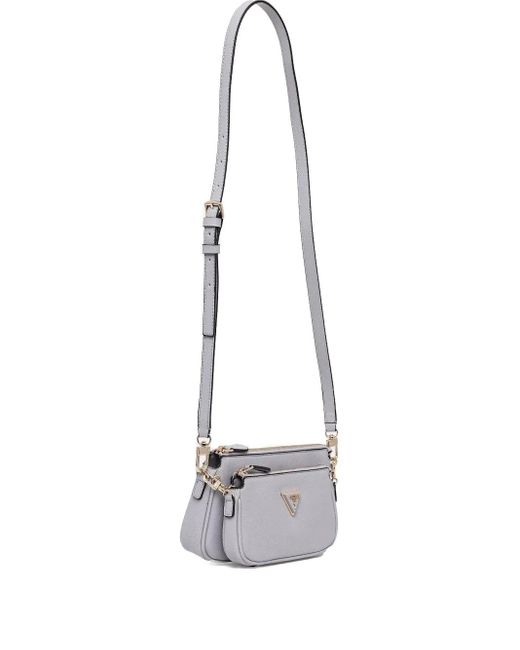 Borsa A Tracolla Noelle Con Logo di Guess in White