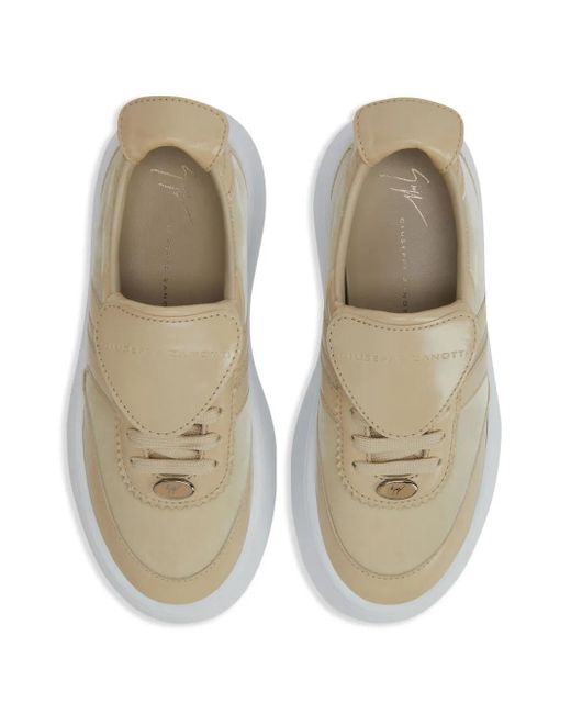 Giuseppe Zanotti Gray Gz League Maxi Platform Sneakers