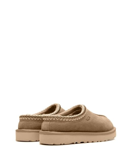 Ugg Brown Suede Tasman Braid Slippers