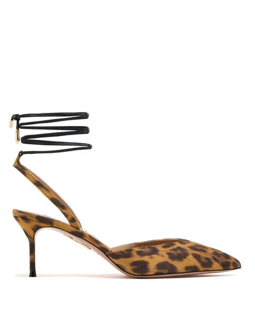 Aquazzura Metallic With Heel