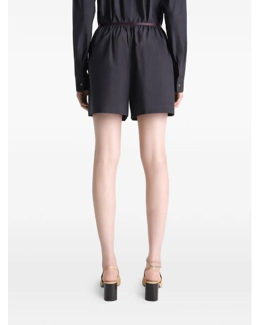 Lemaire Black Elasticated-Waist Boxer Shorts
