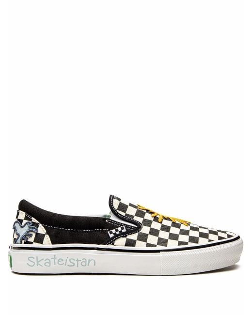Vans Black X Skateistan Classic Slip-On Sneakers