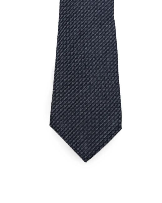 Canali Blue Micro-Patterned Tie for men
