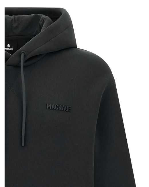 Mackage Gray Krystian Kangaroo-Pocket Hoodie for men