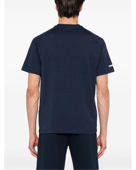 EA7 T-shirt Met Ronde Hals in het Blue voor heren