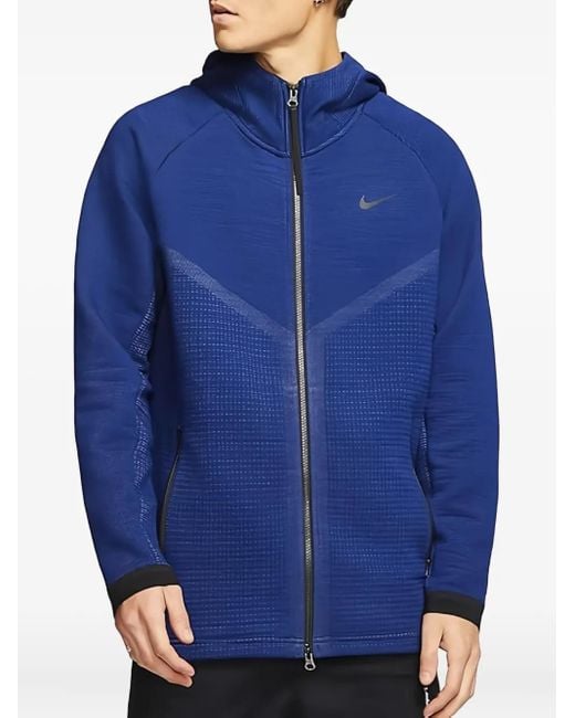 Nike Blue Tech Pack Windrunner Zip Hoodie for men