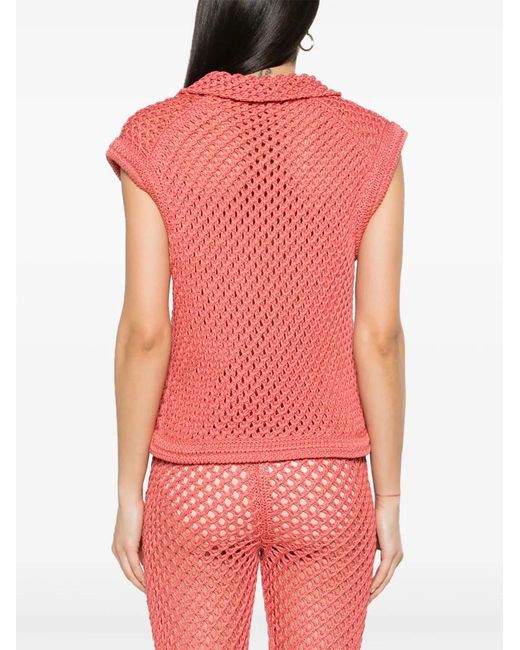 Alanui Pink A Love Letter To India Top