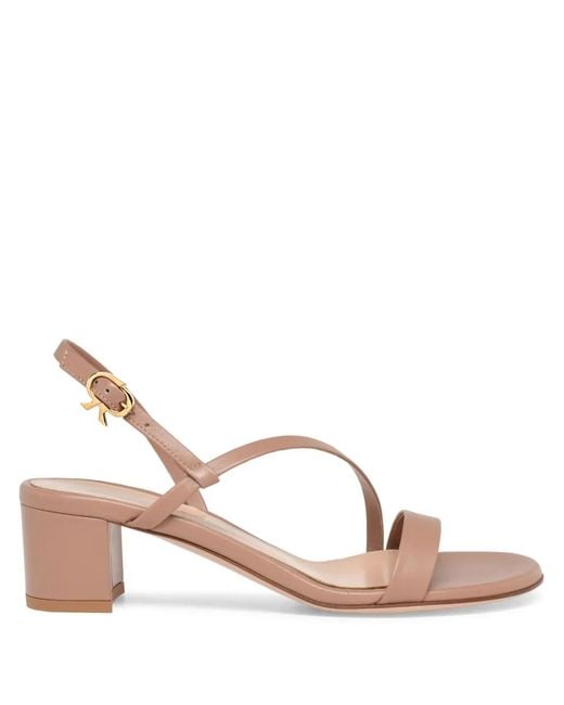 Gianvito Rossi Pink Betsey Strap Sandals