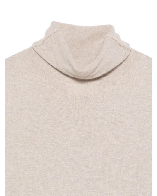 Lisa Yang White Turtleneck Dress