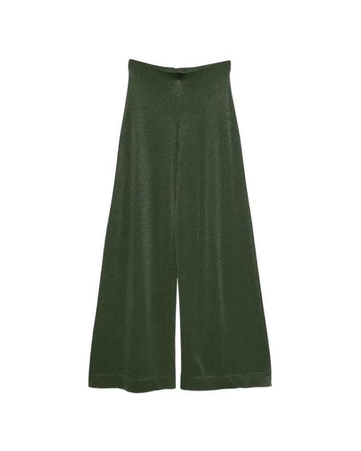 Circus Hotel Green Elasticated-Waistband Trousers