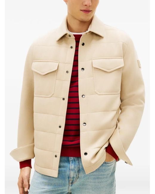 Tommy Hilfiger Natural Quilted-Effect Jacket for men