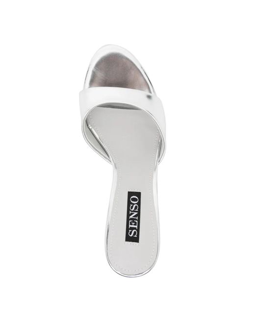 Senso White 80Mm Wren Ii Sandals