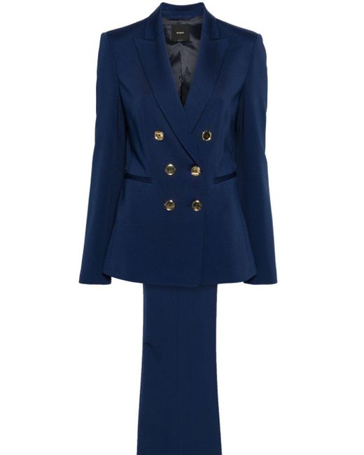 Pinko Blue Double-breasted Suit