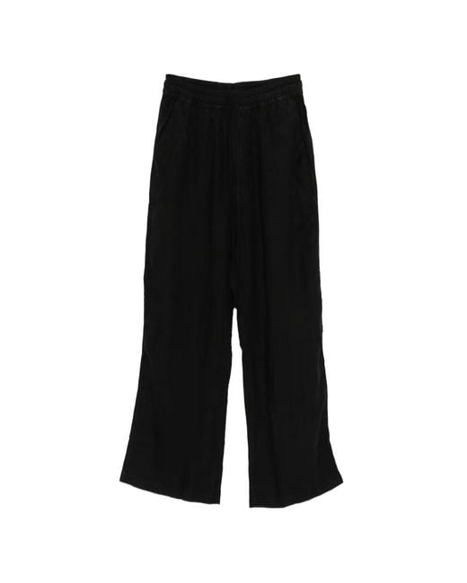 Thom Krom Black Drawstring Trousers for men