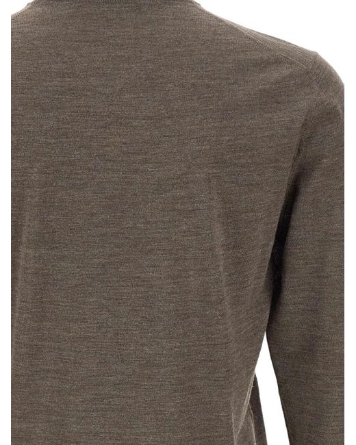 FILIPPO DE LAURENTIIS Gray High-Neck Sweater for men