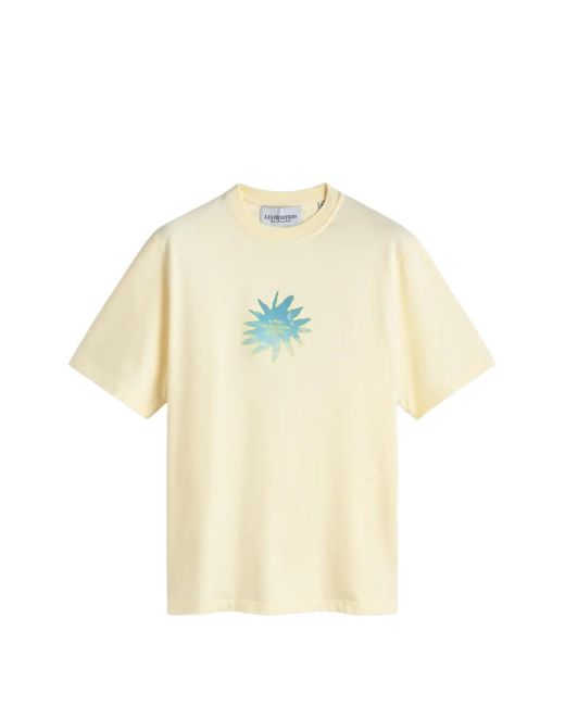 LES HÉRITIERS Natural X Mas Sorrer Sunset Printed T-Shirt