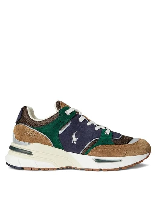 Polo Ralph Lauren Blue Trackster 250 Sneakers for men