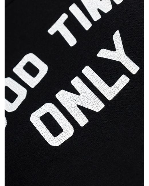 R13 Black Printed Cotton T-Shirt