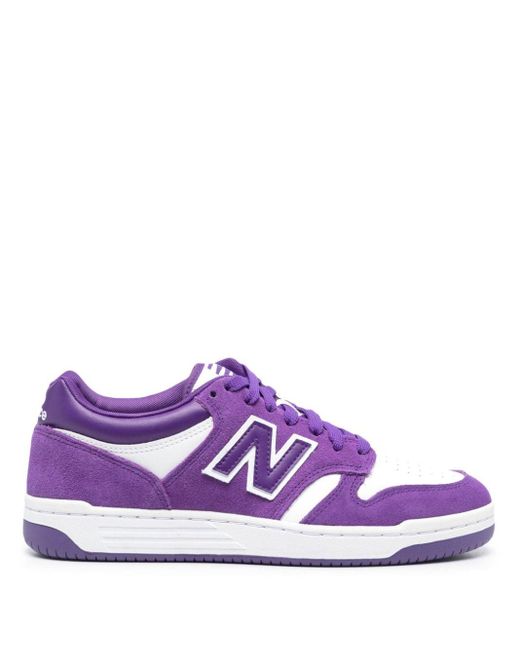 New Balance 480 Suede Sneakers in Purple for Men Lyst