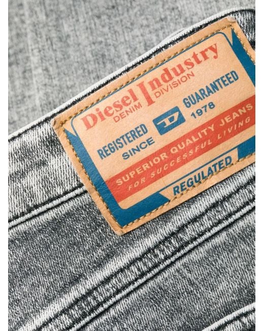 DIESEL Gray 2015 Babhila 09D89 Skinny Jeans