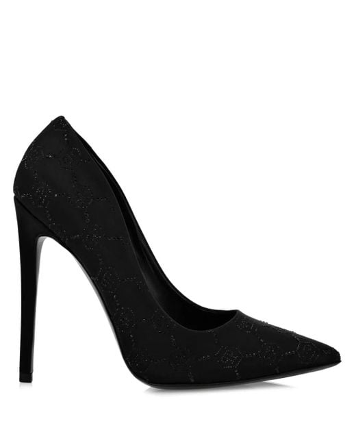 Philipp Plein Black 105Mm Decollete Pumps