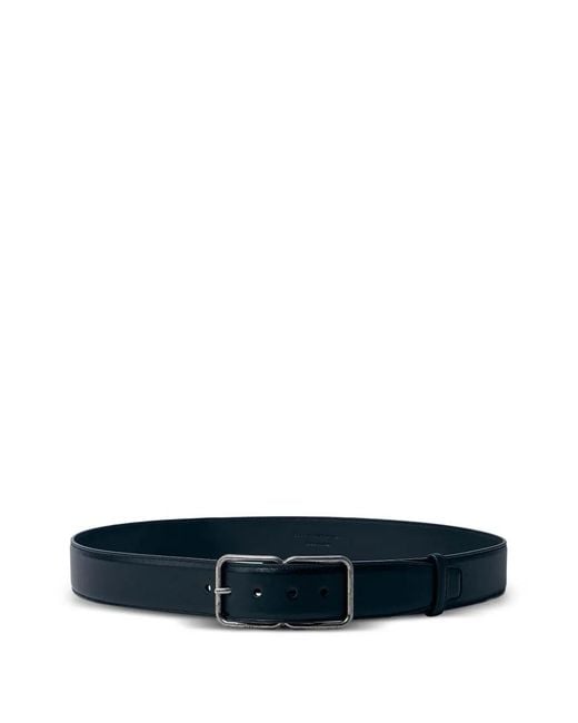 Saint Laurent Blue Double-Buckle Belt for men
