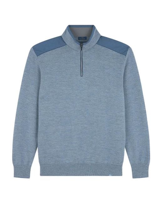 Maglione Con Mezza Zip di Paul & Shark in Blue da Uomo