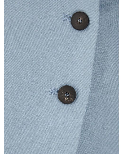 Antonelli Blue Buttoned Vest