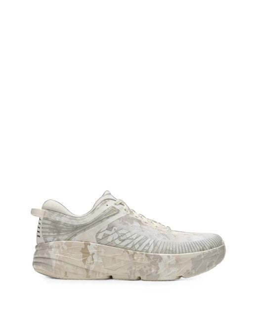 Hoka One One White X Beams Bondi 7 Sneakers
