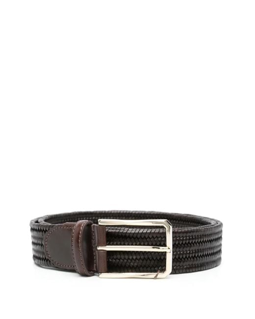 Canali Geflochtener Gürtel in Brown für Herren