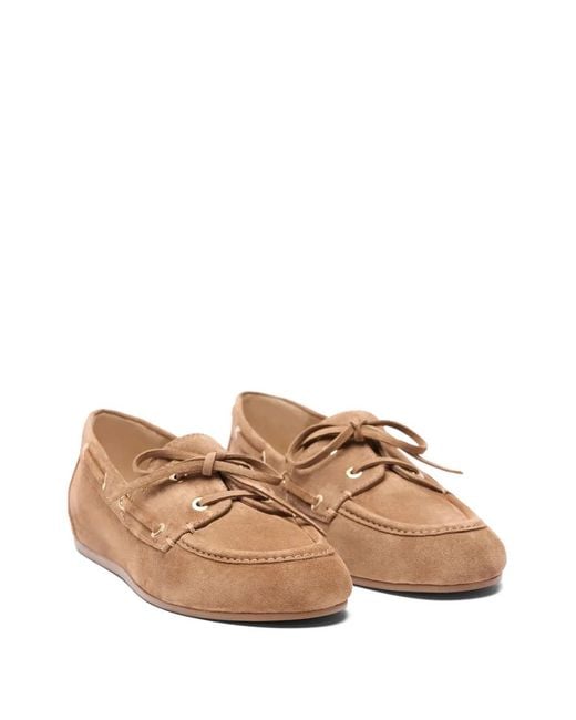 Stuart Weitzman Brown "Tinsley" Loafer