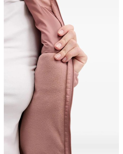 Adidas Pink Quilted Hooded Jacket