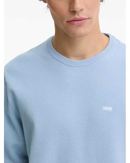 Levi's Blue Housemark Crew-Neck Top for men