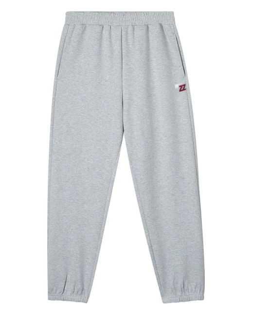 Pantalones de chándal con bajos elásticos Izzue de hombre de color Gray