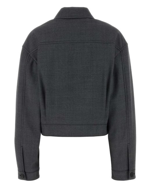 Miu Miu Black Prince Of Wales Check Jacket