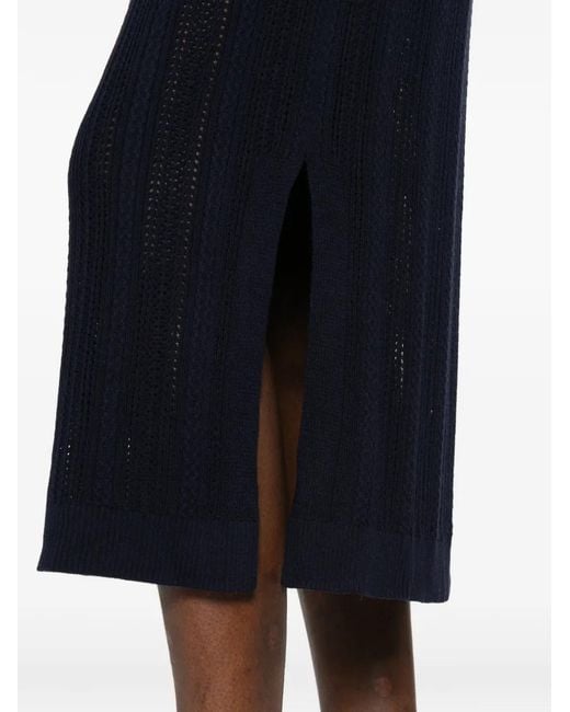 Bompard Gebreide Midi-Jurk in het Black