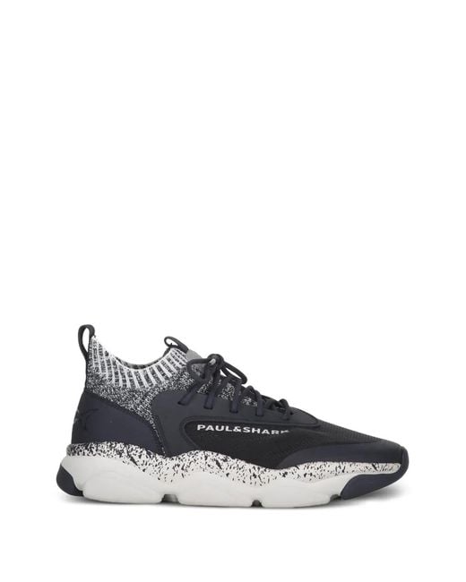 Paul & Shark Sneakers Mit Hai-Einsatz in Blue für Herren