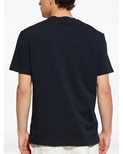 Jil Sander Black T-Shirt À Poche Poitrine for men
