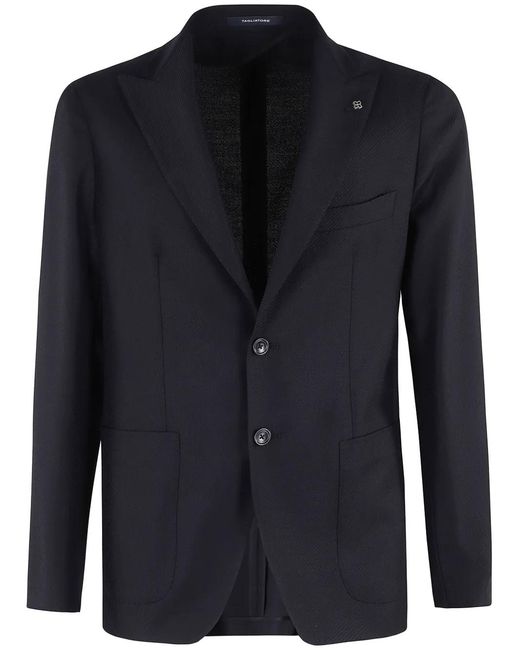 Tagliatore Blue Patch Pocket Blazer for men