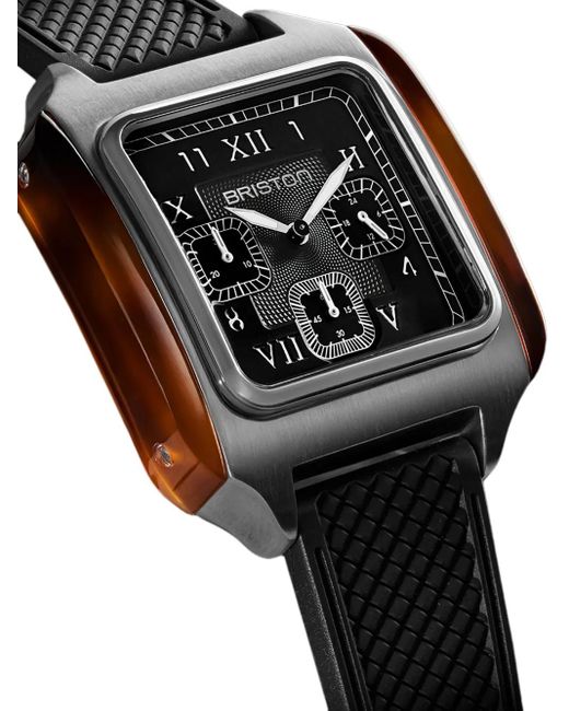 Briston Black Streamliner Kennedy Chronographe 38.5Mm for men